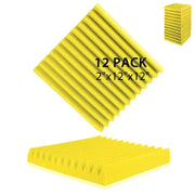 Soundproofing Foam Panels (12-Pack) (8 colours available) by Habicare