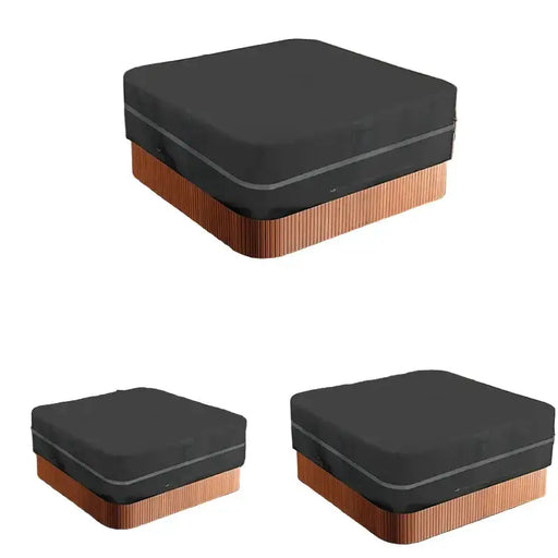 SPA Hot Tub Dust Cover – Square Outdoor Pool & Jacuzzi Cover (different sizes available) by Habicare