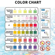 Spa / Hot Tub Water Quality Test Strips (x50) - 6 Variables by 9eight5