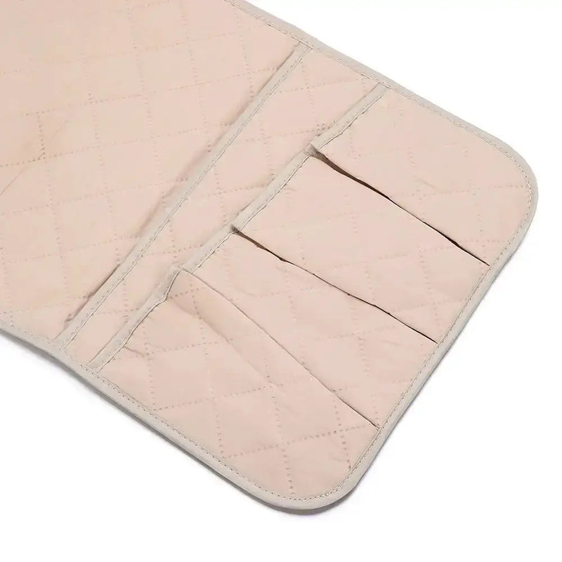 Space-Saving Sofa & Bedside Remote Control Holder with Organizer Pockets by Habicare