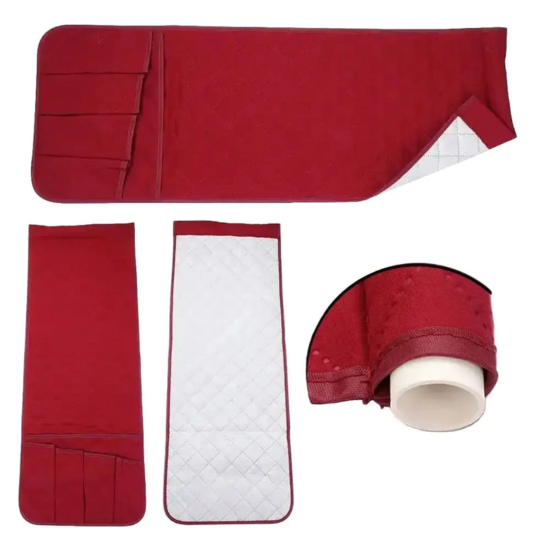 Space-Saving Sofa & Bedside Remote Control Holder with Organizer Pockets by Habicare