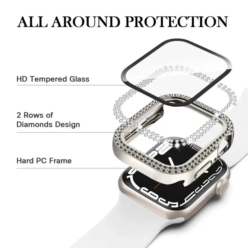 Sparkle Protective Case for the Apple Watch SE (40mm) Series by Habicare