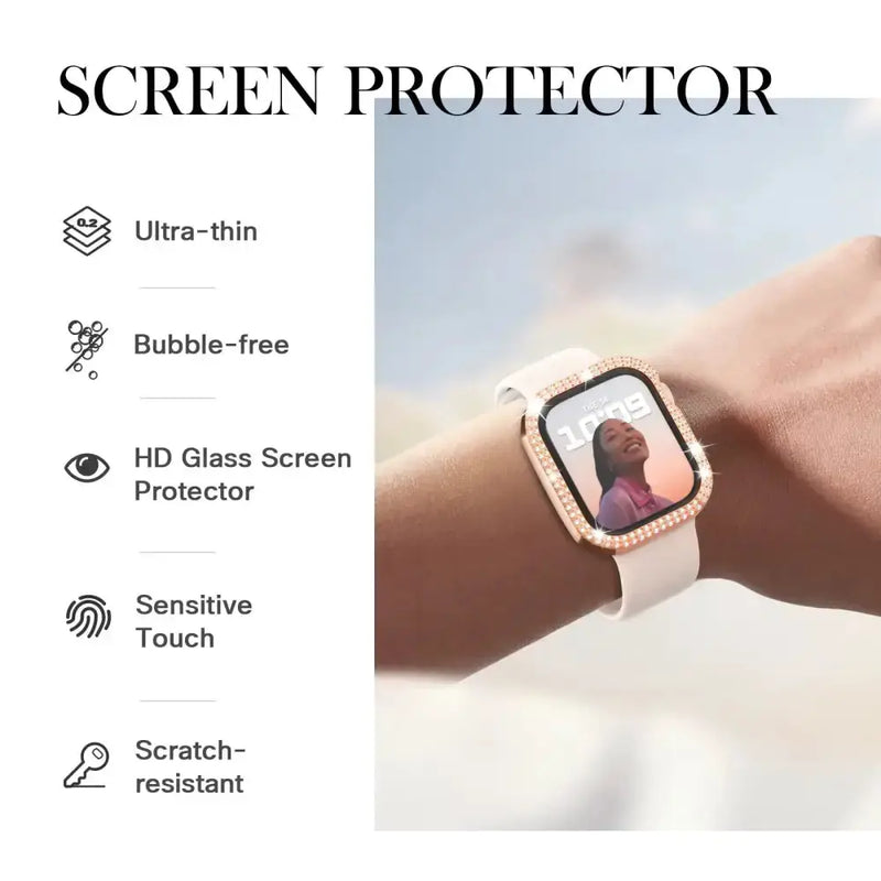 Sparkle Protective Case for the Apple Watch Series 10 (42mm) by Habicare