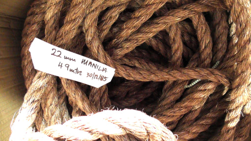 Special Manila Rope Shorts 22mm x 49 meters in a bundle showing pricing label and details.