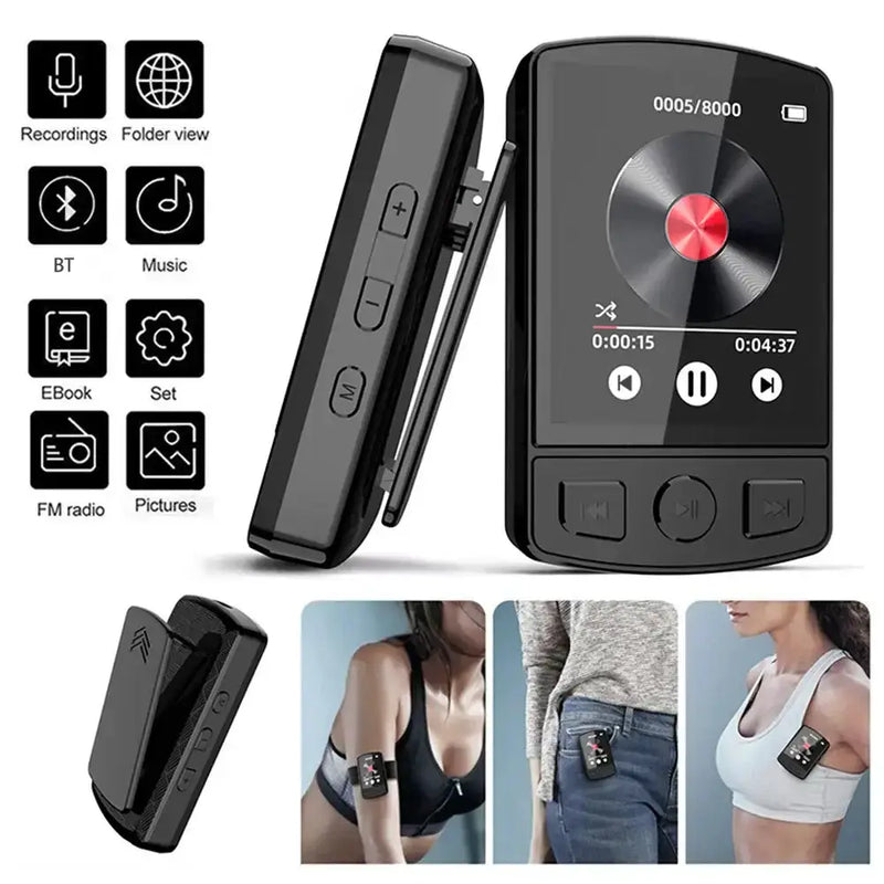Sports Clip MP3 Player with Recording by Habicare