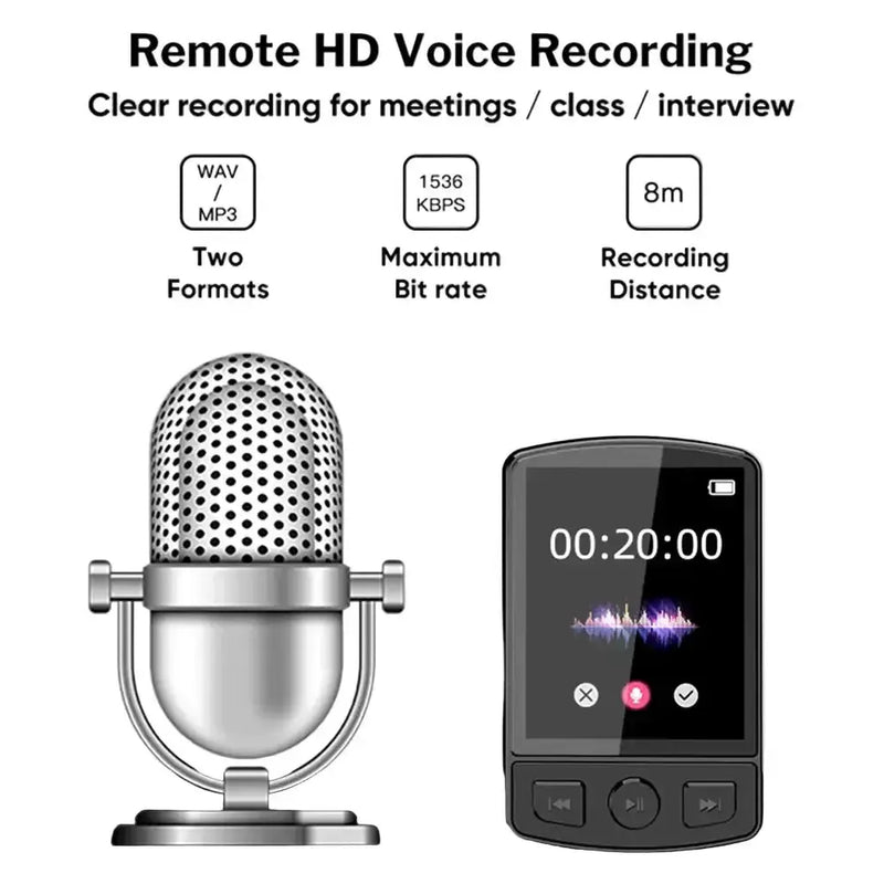 Sports Clip MP3 Player with Recording by Habicare