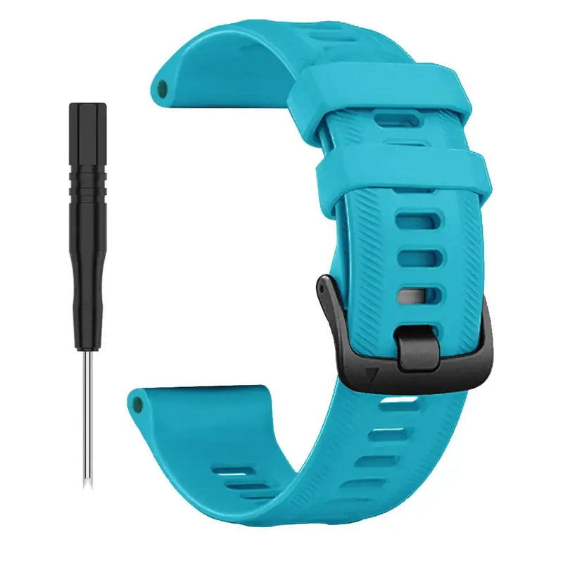 Sports Silicone Strap for the Garmin Forerunner Series - 22mm (10 different colours available) by Habicare