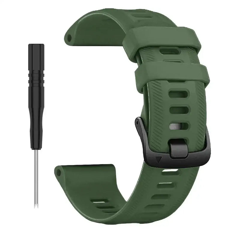 Sports Silicone Strap for the Garmin Forerunner Series - 22mm (10 different colours available) by Habicare