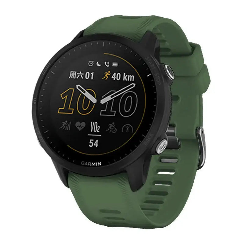 Sports Silicone Strap for the Garmin Forerunner Series - 22mm (10 different colours available) by Habicare