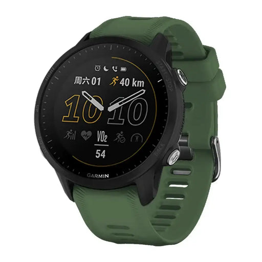 Sports Silicone Strap for the Garmin Forerunner Series - 22mm (10 different colours available) by Habicare