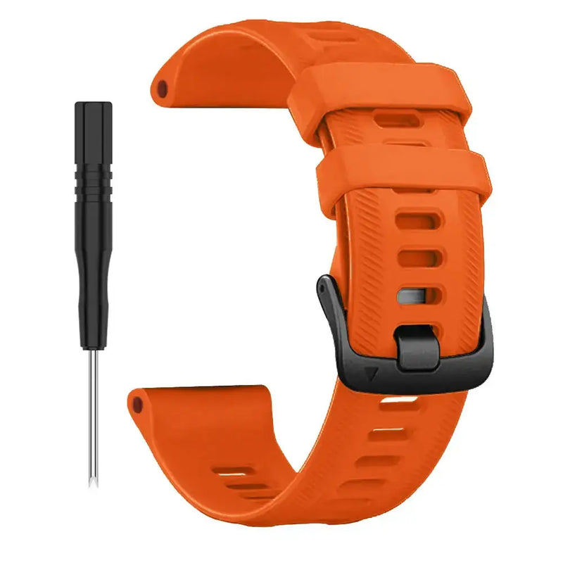 Sports Silicone Strap for the Garmin Forerunner Series - 22mm (10 different colours available) by Habicare