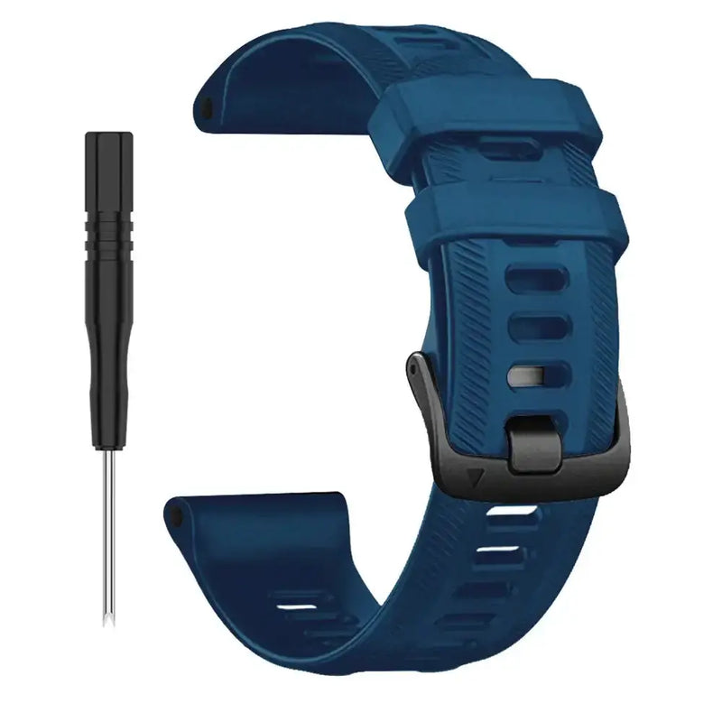 Sports Silicone Strap for the Garmin Forerunner Series - 22mm (10 different colours available) by Habicare