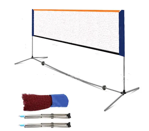 Portable Badminton Net Set 4.1m + Balls by salelink.co.nz