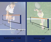Portable Badminton Net Set 4.1m + Balls by salelink.co.nz
