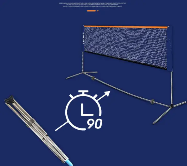 Portable Badminton Net Set 4.1m + Balls by salelink.co.nz