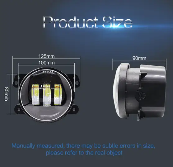 2PCS LED Fog Lights 30W Fog Lamp Replacement by salelink.co.nz