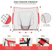 213x213cm Baseball Softball Practice Net by salelink.co.nz