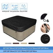 Square Hot Tub Cover – Waterproof, Anti-UV Protector for Outdoor Spa (4 colours available) by Habicare