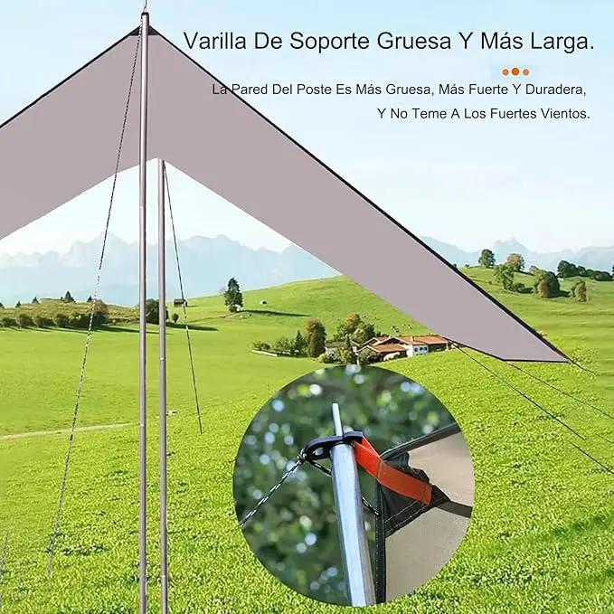 Square Sun Shade Sail – Waterproof Outdoor Canopy for Garden, Patio, and Parties GAYL5203 by ECOTREK