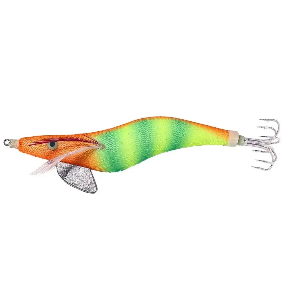 China China 3 Squid Jig Cuttlefish Octopus Lure Sinker Squid Jigging Luminous Lures Shrimp Baits Artificial Squid Strong Hooks EGI