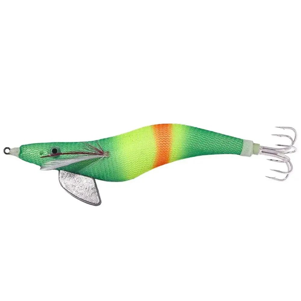 China China 7 Squid Jig Cuttlefish Octopus Lure Sinker Squid Jigging Luminous Lures Shrimp Baits Artificial Squid Strong Hooks EGI
