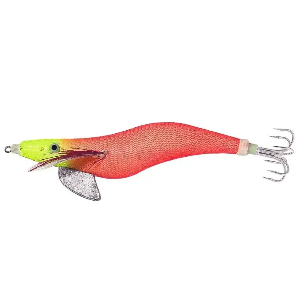 China China 9 Squid Jig Cuttlefish Octopus Lure Sinker Squid Jigging Luminous Lures Shrimp Baits Artificial Squid Strong Hooks EGI