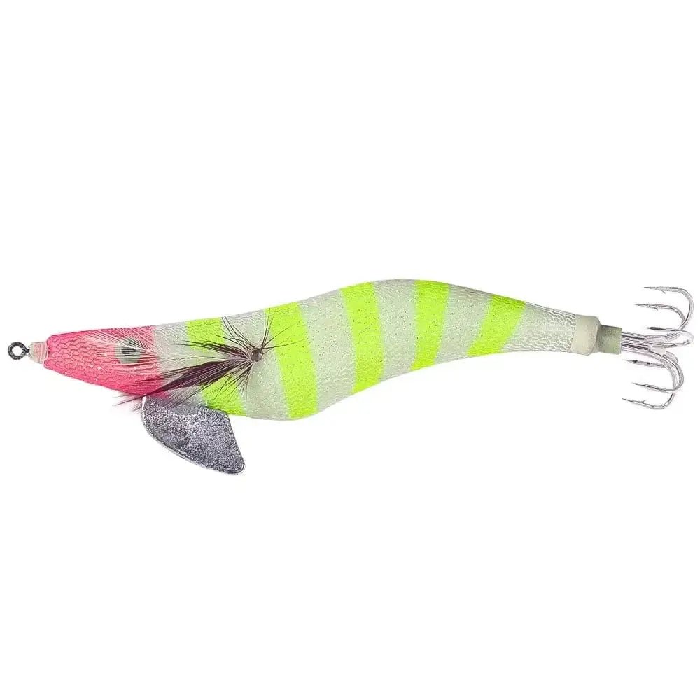 China China 12 Squid Jig Cuttlefish Octopus Lure Sinker Squid Jigging Luminous Lures Shrimp Baits Artificial Squid Strong Hooks EGI