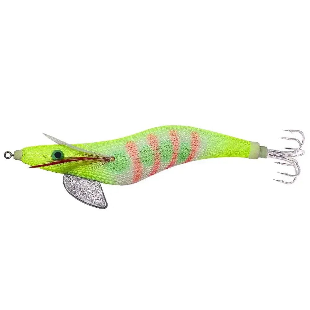 China China 22 Squid Jig Cuttlefish Octopus Lure Sinker Squid Jigging Luminous Lures Shrimp Baits Artificial Squid Strong Hooks EGI