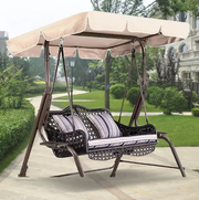 142x120x18cm Swing Seat Canopy Top Cover Replacement 3 Seater by salelink.co.nz