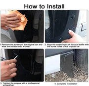 Mud Flaps Splash Guards Compatible with 2021 2022 2023 Tesla Model 3 by salelink.co.nz