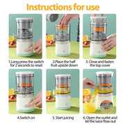 Electric Citrus Juicer Orange Lemon Juice Fruit Squeezer Press Machine Extractor by salelink.co.nz
