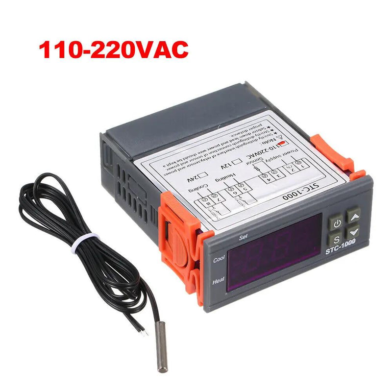Digital Temperature Thermostat STC-1000 Controller 110V-220V Heating Cooling LCD by salelink.co.nz