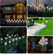 Solar Garden Lights Garden Ornaments Outdoor Dandelion 4PCS by salelink.co.nz