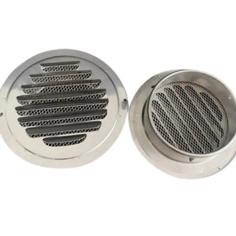 Stainless Steel 100mm RV Exterior Air Vent Grille by Habicare