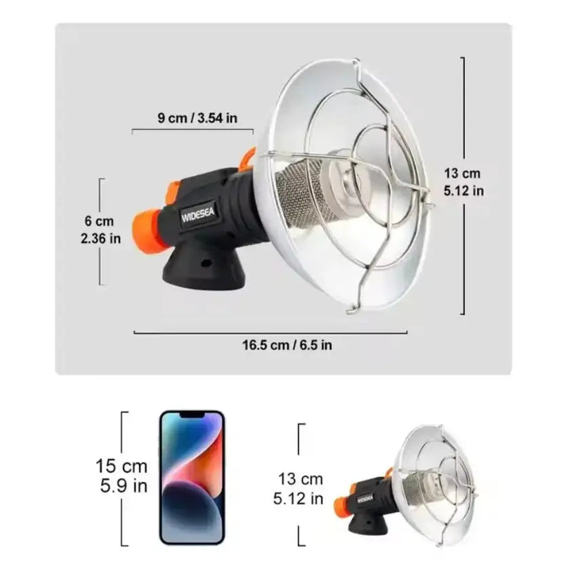 Habicare SS Stainless Steel Camping Heater Stainless Steel Camping Heater