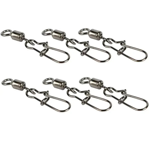 Stainless Steel Fishing Swivel Snaps – 50/100/200pcs by Habicare