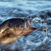Stainless Steel Fishing Swivel Snaps – 50/100/200pcs by Habicare