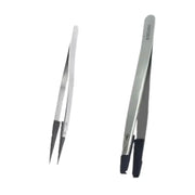 Stainless Steel & Plastic Tweezers Set by Habicare