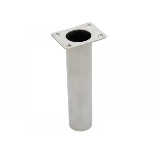 Stainless Steel Rod Holder Straight for flush mounting, slimline design, and sturdy installation with screws or bolts.