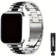 Stainless Steel Strap for the Apple Watch Ultra/Series 3–10 (38–49mm) (2 sizes & 18 colours available) by Habicare