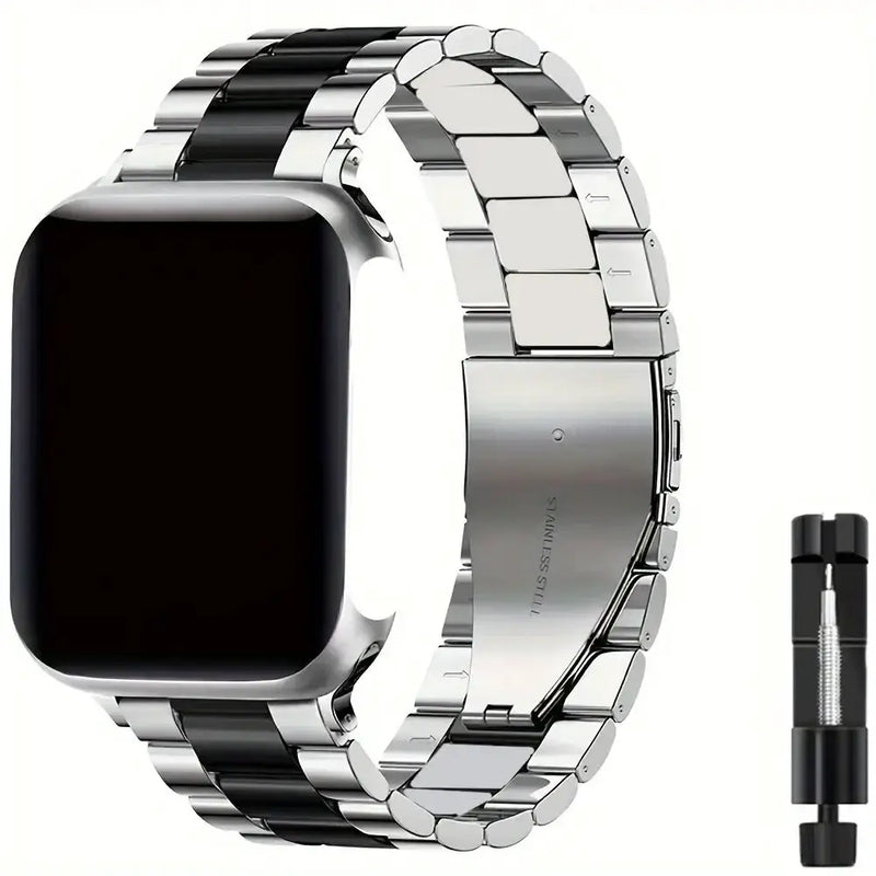 Stainless Steel Strap for the Apple Watch Ultra/Series 3–10 (38–49mm) (2 sizes & 18 colours available) by Habicare
