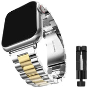 Stainless Steel Strap for the Apple Watch Ultra/Series 3–10 (38–49mm) (2 sizes & 18 colours available) by Habicare