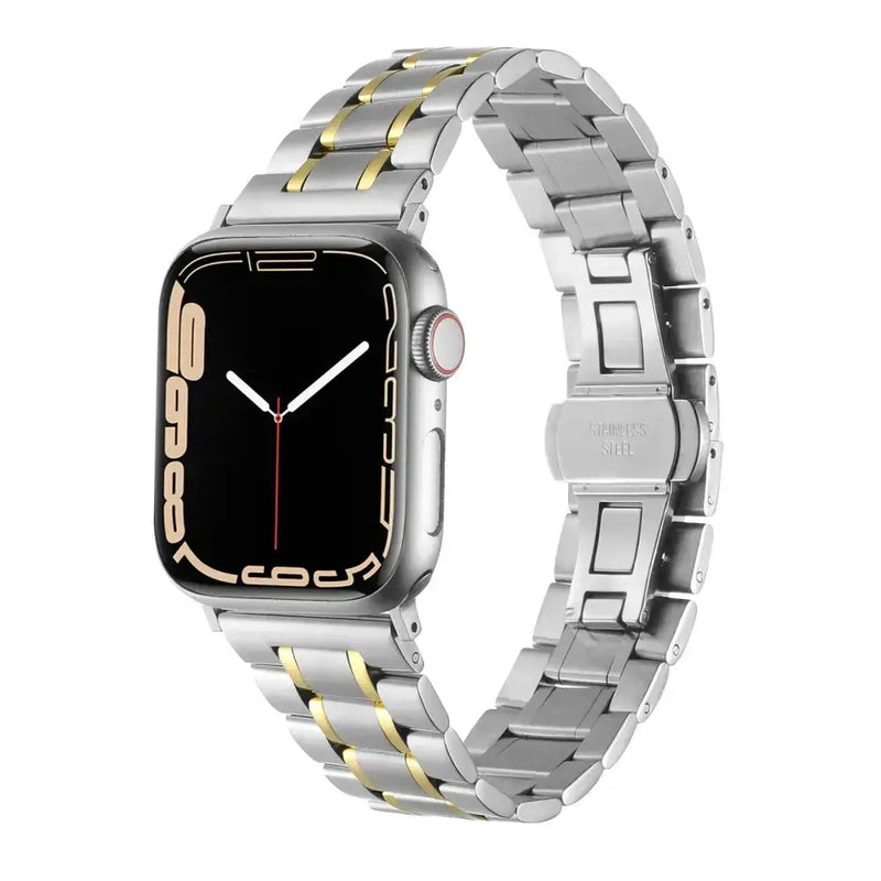 Stainless Steel Strap for the Apple Watch Ultra/Series 3–10 (38–49mm) (2 sizes & 18 colours available) by Habicare