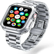 Stainless Steel Strap for the Apple Watch Ultra/Series 3–10 (38–49mm) (2 sizes & 18 colours available) by Habicare