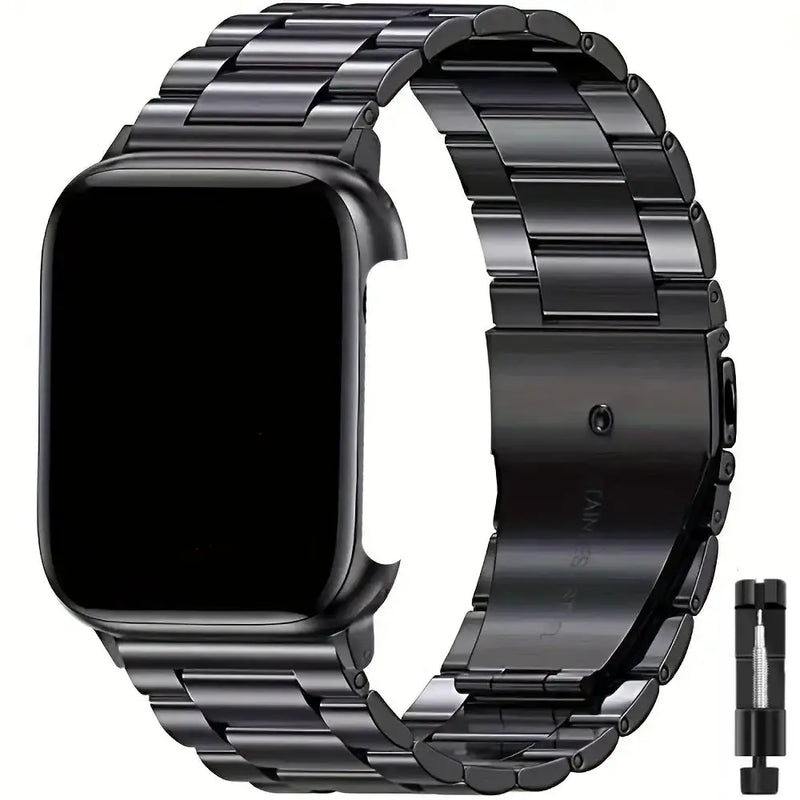 Stainless Steel Strap for the Apple Watch Ultra/Series 3–10 (38–49mm) (2 sizes & 18 colours available) by Habicare