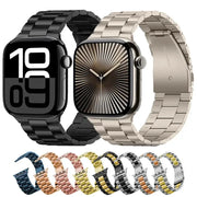 Stainless Steel Strap for the Apple Watch Ultra/Series 4–10 (38–49mm) (available in 15 colours) by Habicare