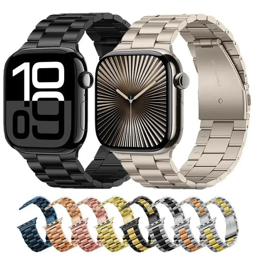 Stainless Steel Strap for the Apple Watch Ultra/Series 4–10 (38–49mm) (available in 15 colours) by Habicare