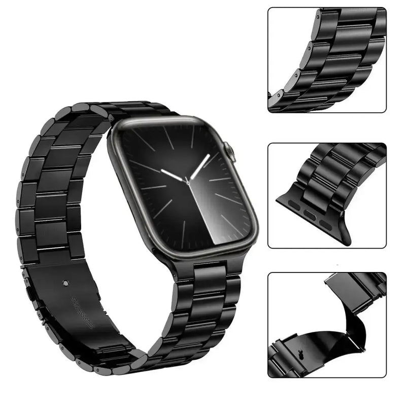 Stainless Steel Strap for the Apple Watch Ultra/Series 4–10 (38–49mm) (available in 15 colours) by Habicare