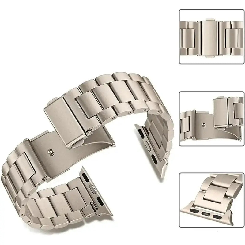 Stainless Steel Strap for the Apple Watch Ultra/Series 4–10 (38–49mm) (available in 15 colours) by Habicare