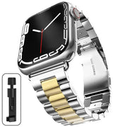 Stainless Steel Strap for the Apple Watch Ultra/Series 4–10 (38–49mm) (available in 15 colours) by Habicare